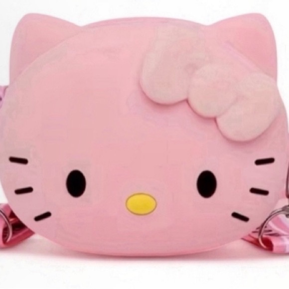 Hello Kitty Other - Hello Kitty Pink Face Bag for Kids